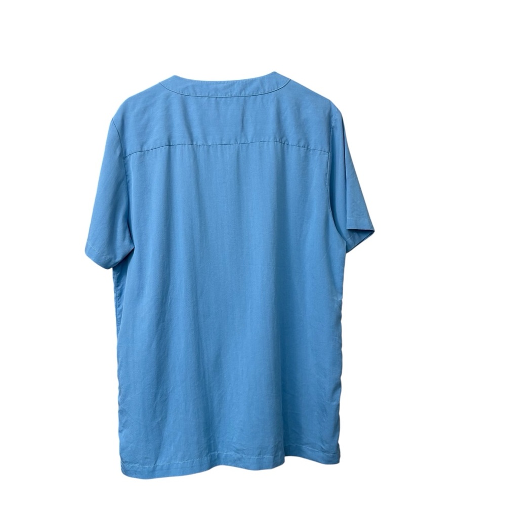 ONIA
Luca‎ Collarless Regular Fit Shirt In Denim Size Medium - Picture 3 of 8